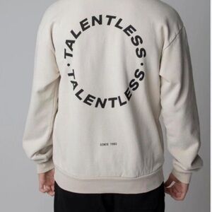 TALENTLESS Heavyweight Sweatshirt Light Gray Small